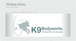 Desktop Screenshot of k9-bodyworks.com